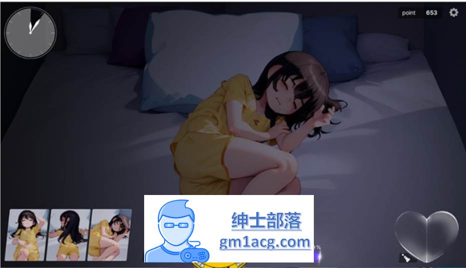 图片[3]-【触摸互动SLG/动态】深夜，正在睡觉的少女的家 DL正式完整版【新作/1.2G】-破次元