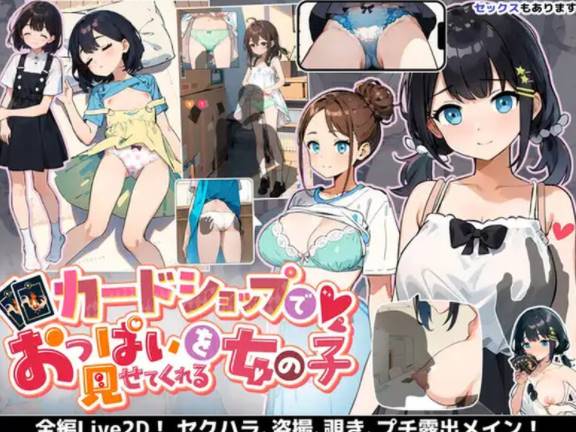 【SLG/互动/8月新作】在卡牌店里展示胸部的女生（カードショッ… [PC+1.7G]-破次元